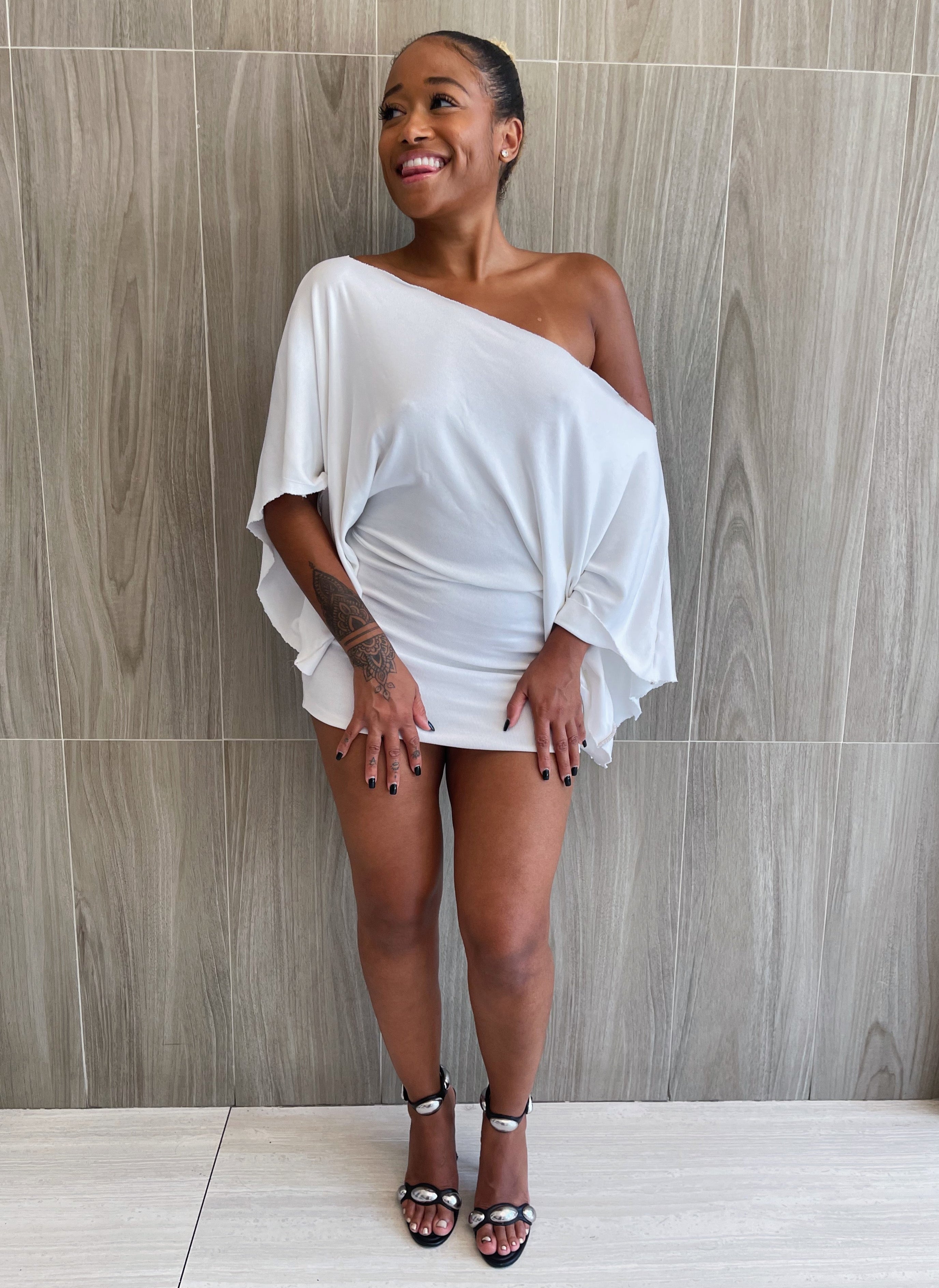 The Main Character Dress - Off the Shoulder