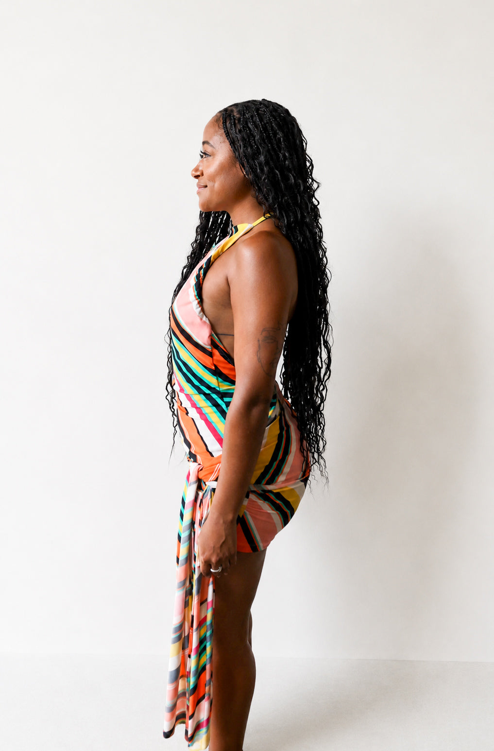 The Striped Mini Dress
