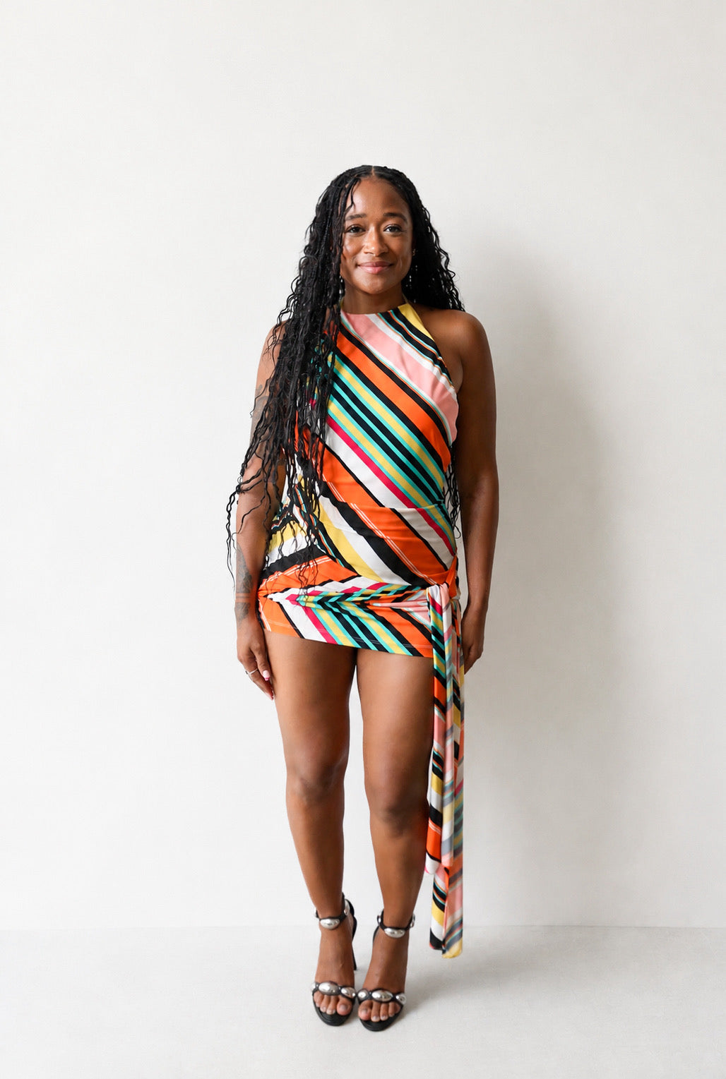 The Striped Mini Dress